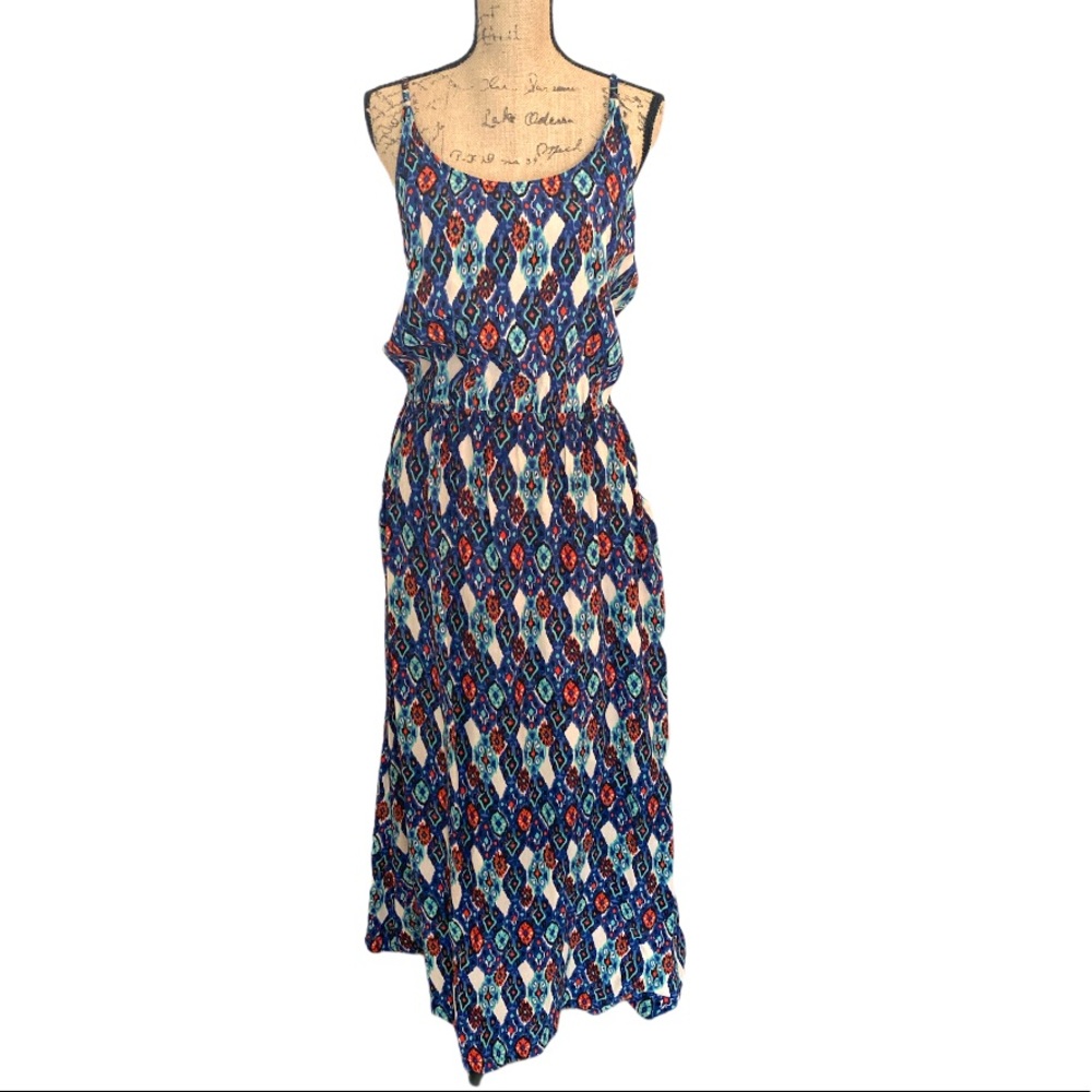 Scarlett Roos printed maxi dress summer size 1